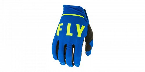 rukavice LITE 2020, FLY RACING - USA (modrá/černá/hi-vis)